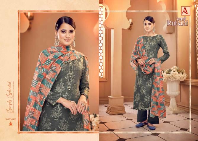 Alok Rubaai Zam Cotton Heavy Designer Ethnic Wear Dress Material Collection